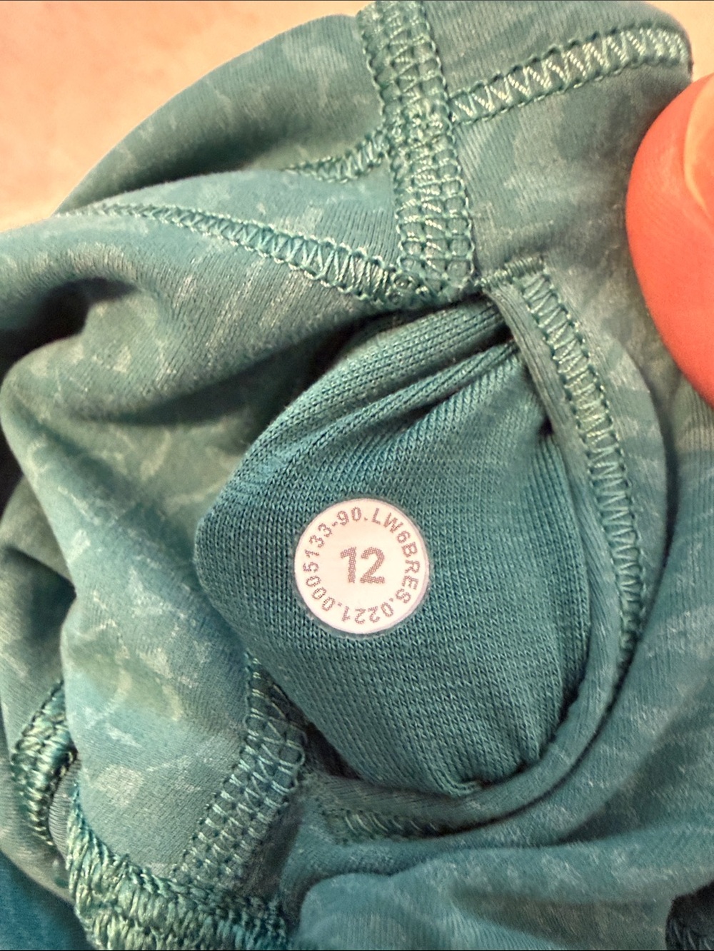 Lululemon Teal High-Waist Leggings 12 -Like New! - Picture 8 of 8